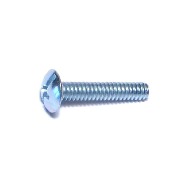 Midwest Fastener #6-32 x 3/4 in Combination Phillips/Slotted Truss Machine Screw, Zinc Plated Steel, 100 PK 01961 - main